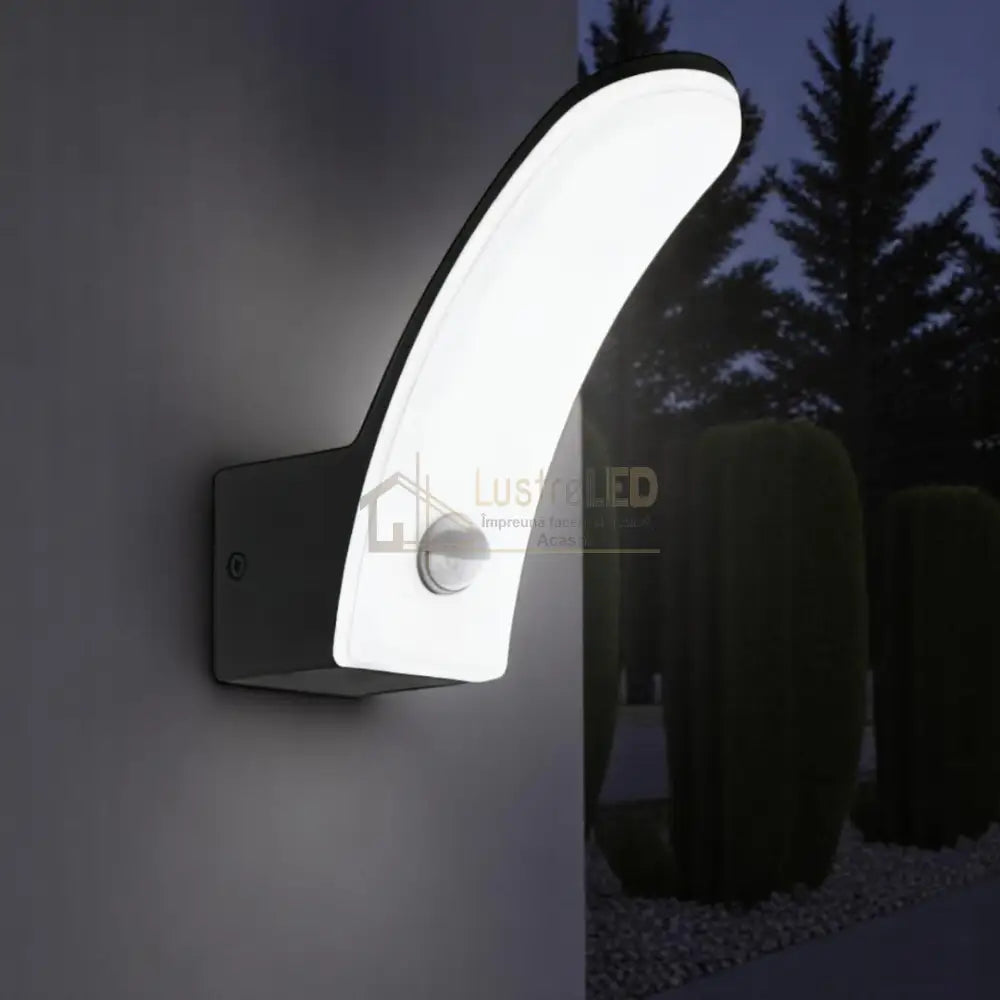 Aplica LED 11W EGLO FIUMICINO 98149 Senzor Exterior NEAGRA / APLICA PERETE / ALB CALD Wall Light Fixtures
