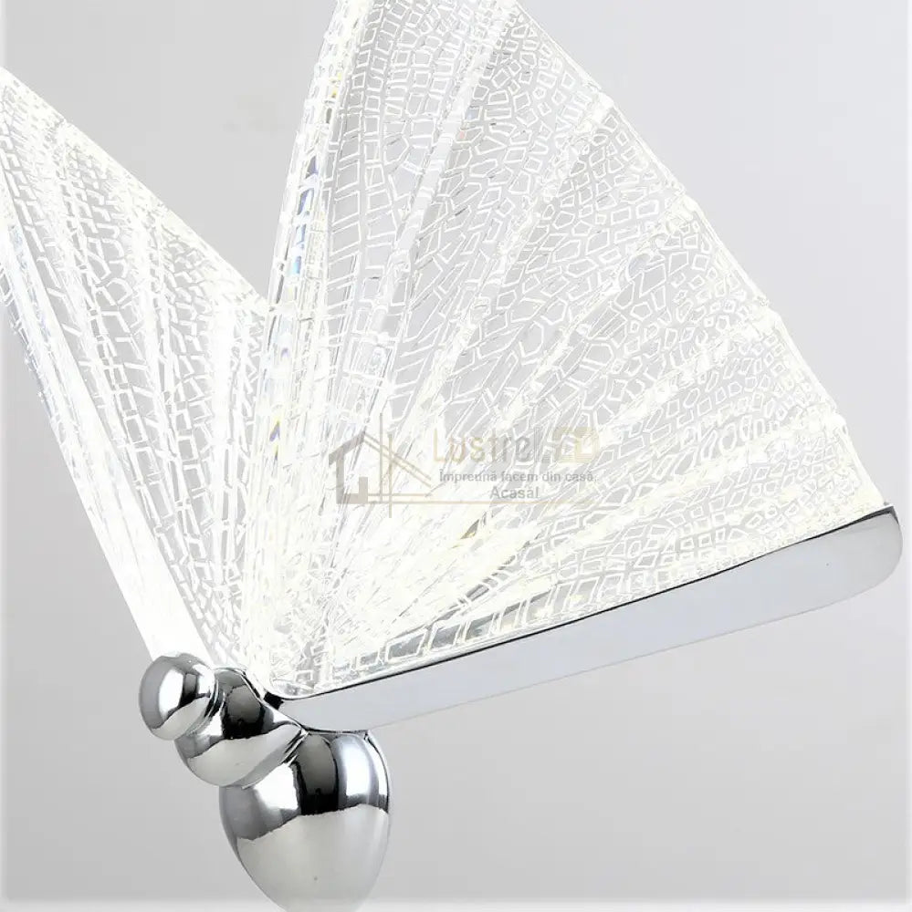 Aplica Led 12W Butterfly Silver Wall Light Fixtures
