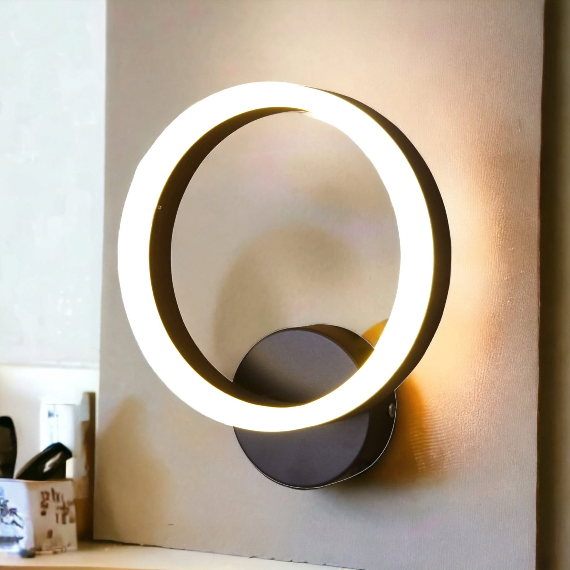 Aplica LED Premium Circle Black Design 5208