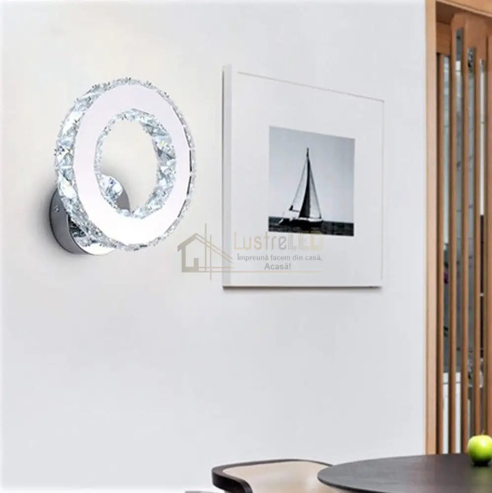 Aplica Led 16W Cristal Ring Wall Light Fixtures