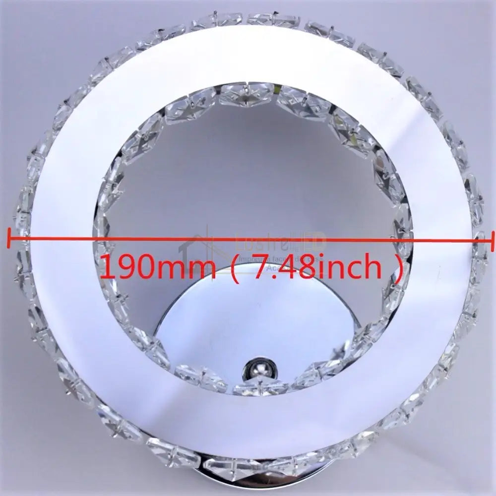 Aplica Led 16W Cristal Ring Wall Light Fixtures