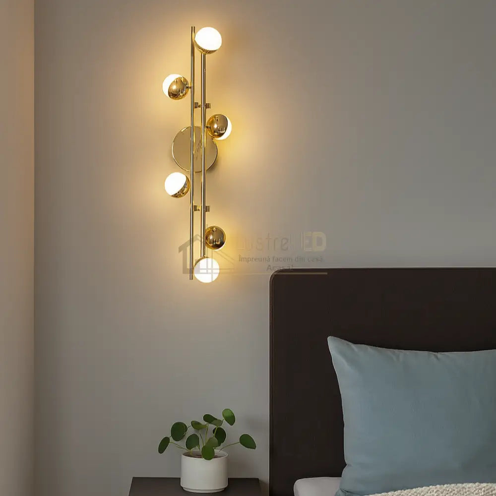 Aplica LED 16W Luxury Golden Bulbs Premium 2842-APL lustreled.ro