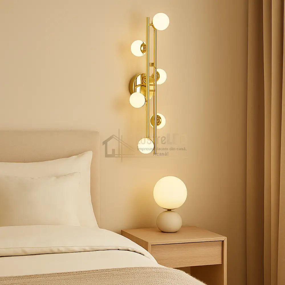 Aplica LED 16W Luxury Golden Bulbs Premium 2842-APL lustreled.ro