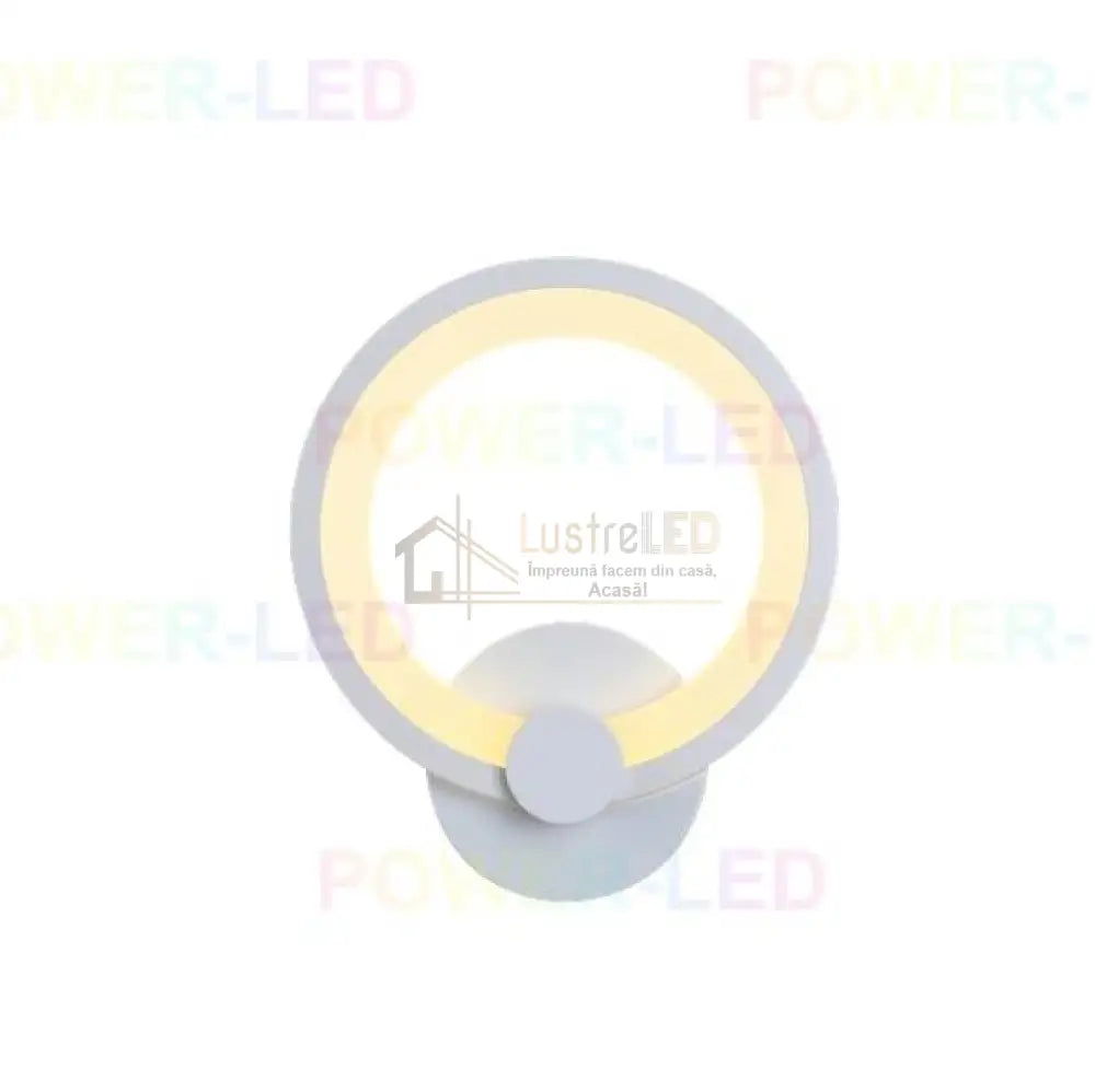 Aplica Led 16W Round Alba 3 Functii Echivalent 150W Wall Light Fixtures