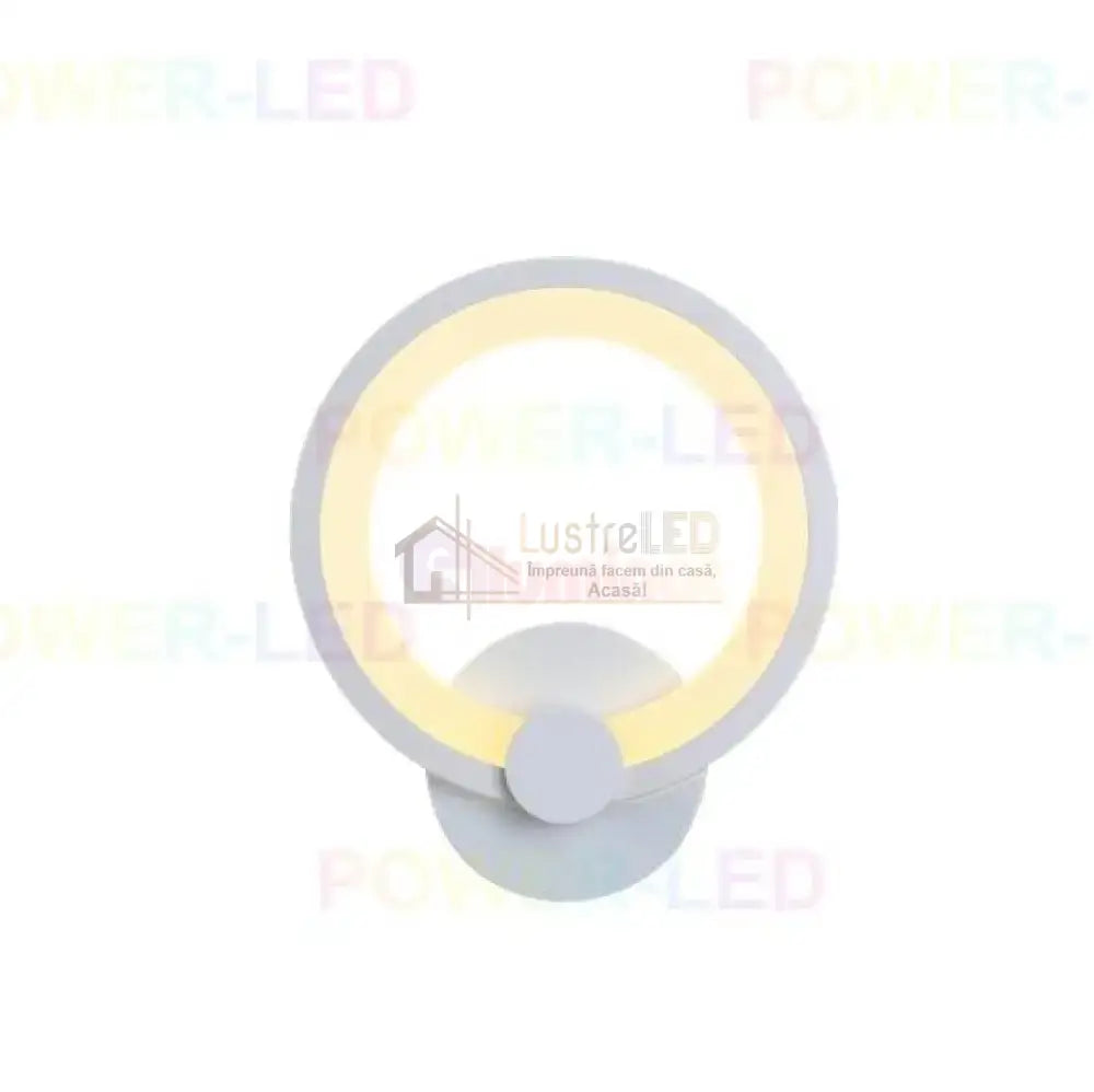 Aplica Led 16W Round Alba 3 Functii Echivalent 150W Wall Light Fixtures