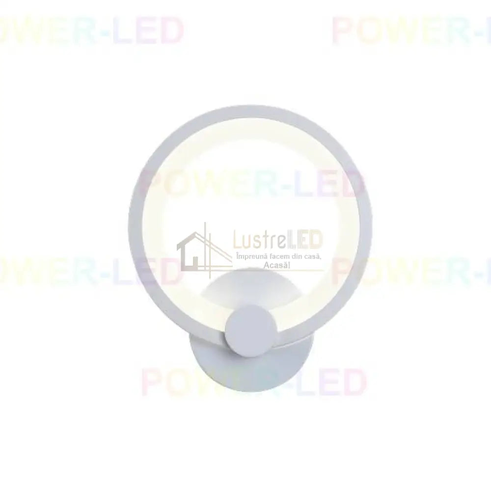 Aplica Led 16W Round Alba 3 Functii Echivalent 150W Wall Light Fixtures