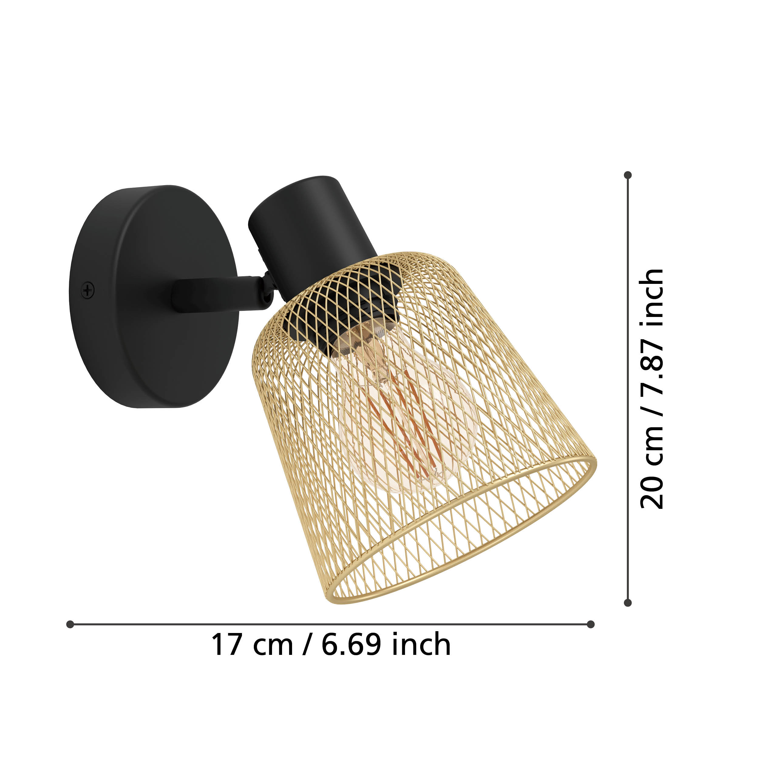 Aplica LED 1xE27 COSLADA EGLO 900693 APLICA LED / NEAGRA SI ALAMA led ceiling light