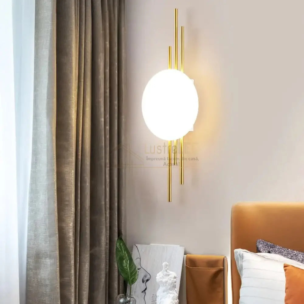 Aplica LED 20W Luxury Fine Lines Gold lustreled.ro