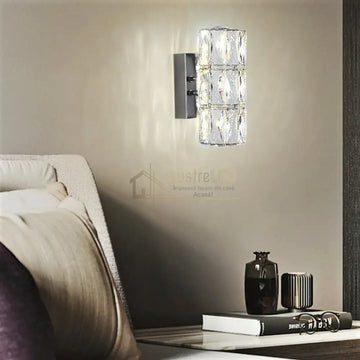 Aplica LED 24W Cristal Cilindru 22cm