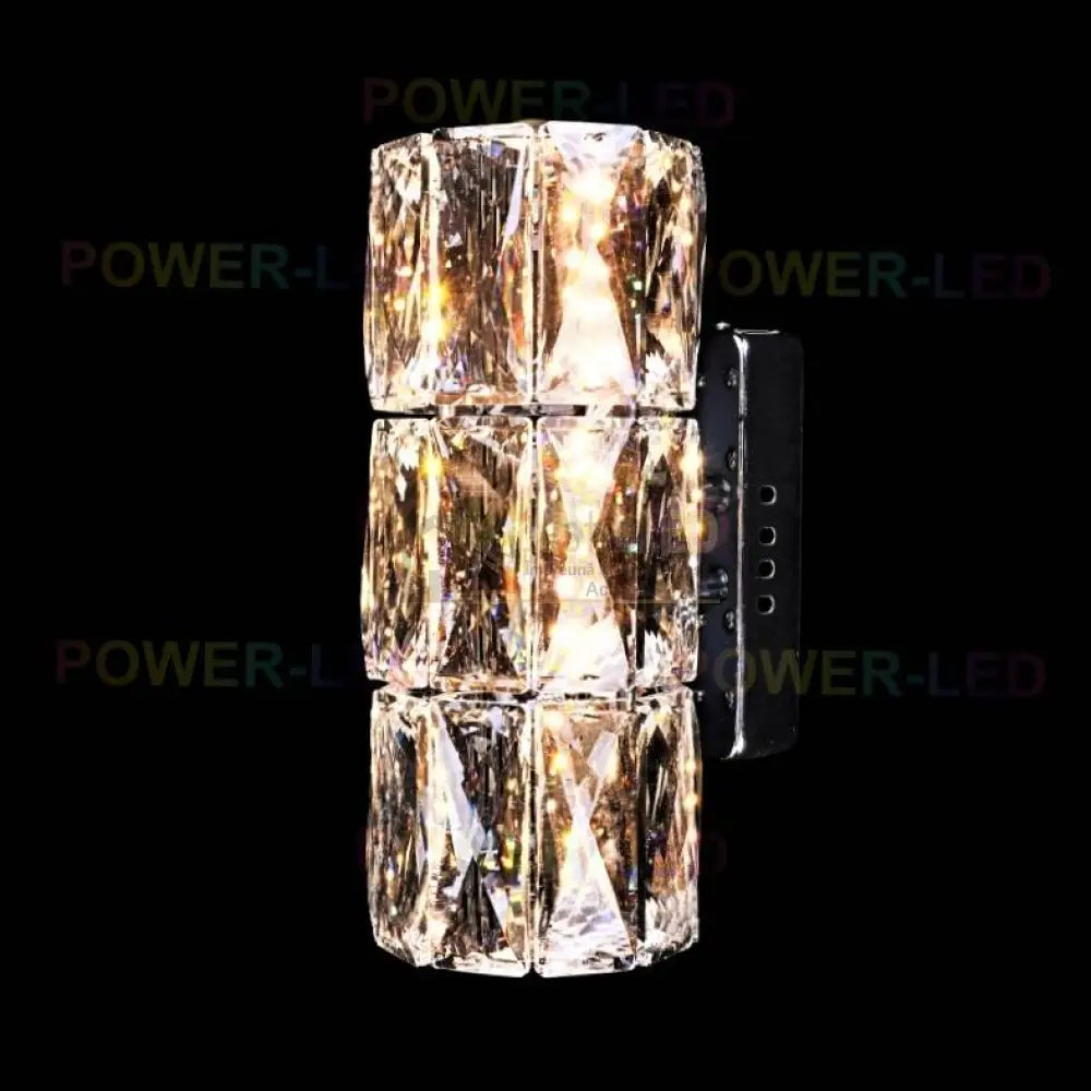 Aplica Led 24W Cristal Cilindru 22Cm Wall Light Fixtures
