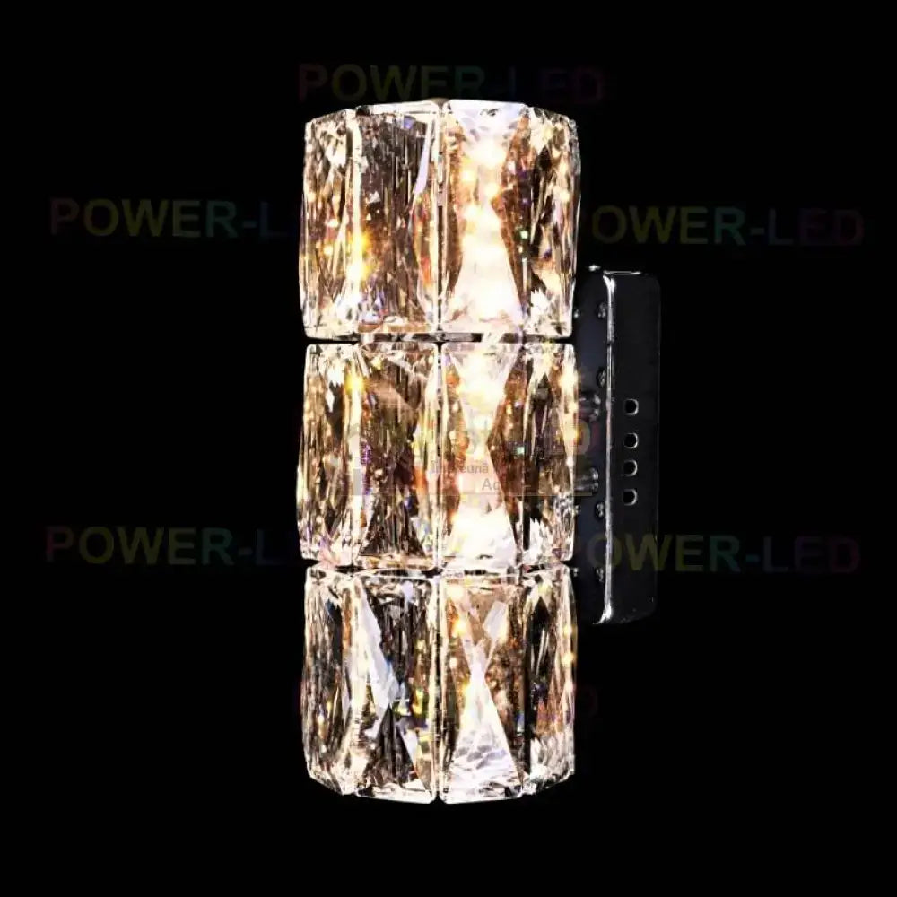 Aplica Led 24W Cristal Cilindru 22Cm Wall Light Fixtures