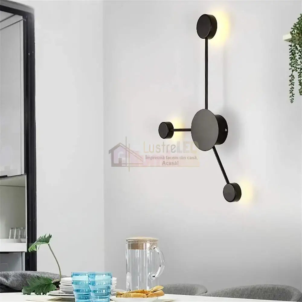 Aplica LED 24W Modern Style-3 Negru