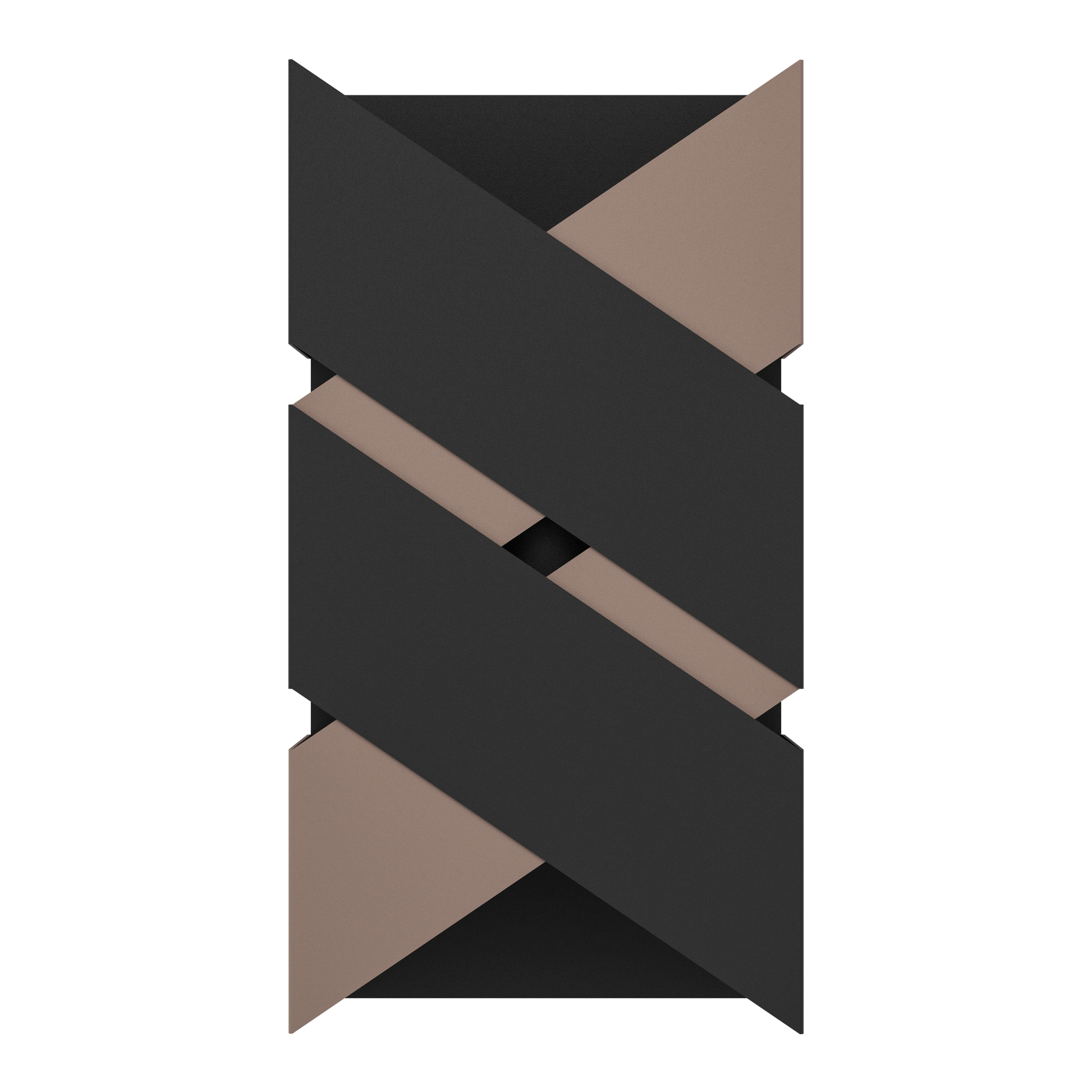 Aplica LED 5W GURARE Negru+Maro