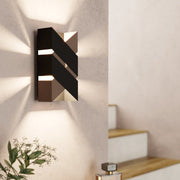 Aplica LED 5W GURARE Negru+Maro