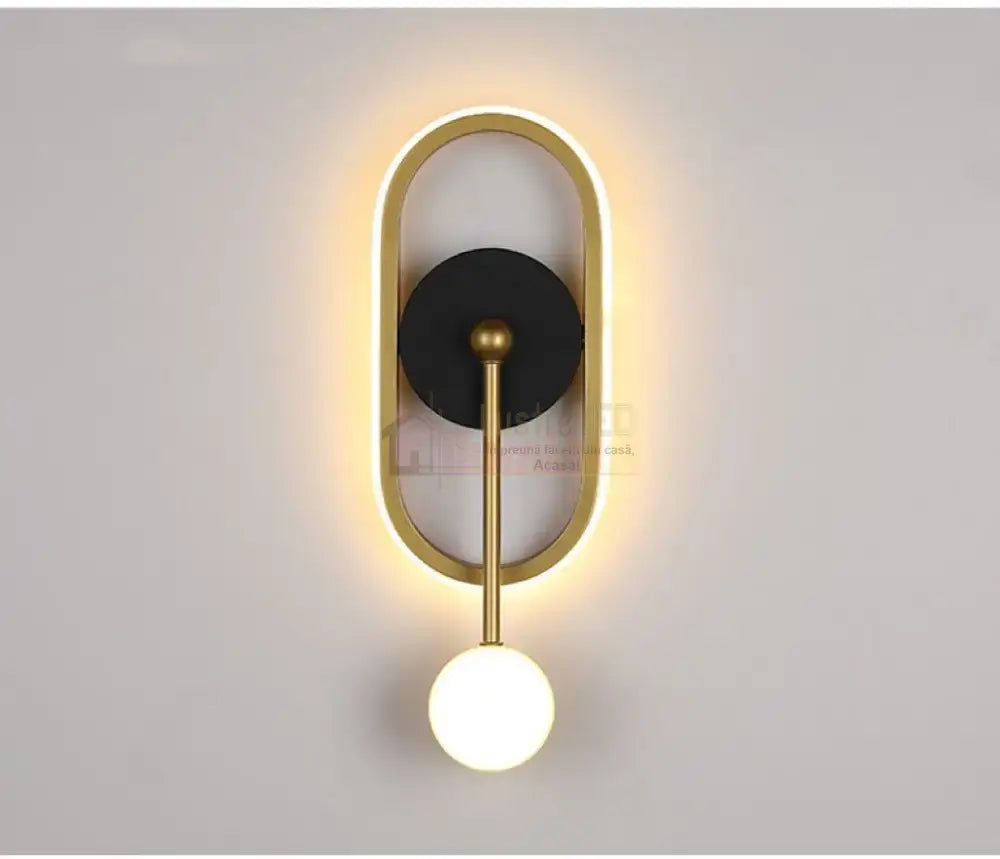 Aplica Led 32W Nordic Style Ovala Wall Light Fixtures