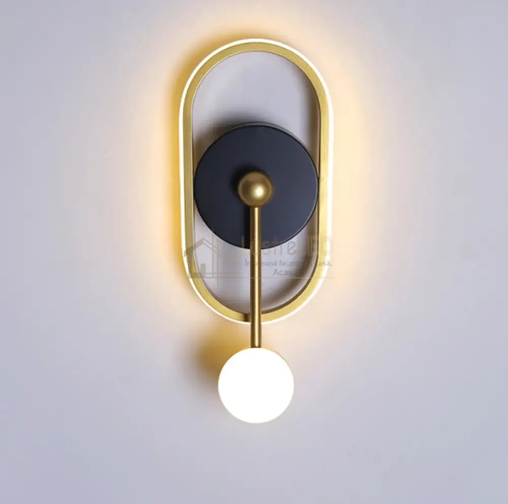 Aplica Led 32W Nordic Style Ovala Wall Light Fixtures