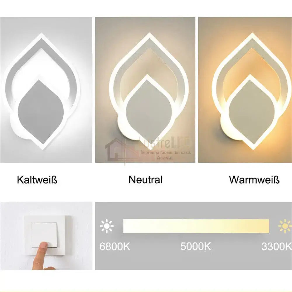 Aplica Led 32W Perete Petala Wall Light Fixtures