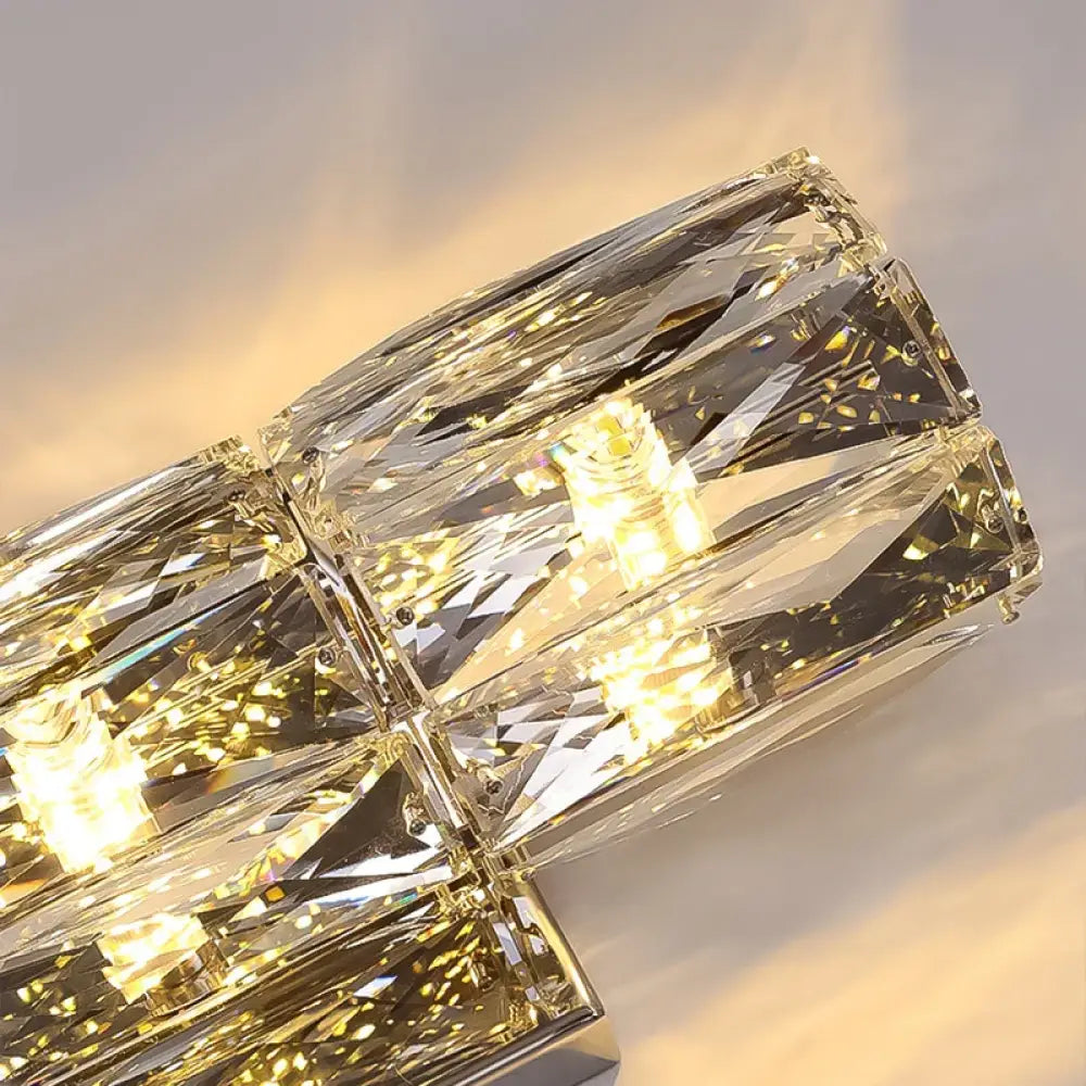 Aplica Led 40W Cristal Cilindru 40Cm Wall Light Fixtures