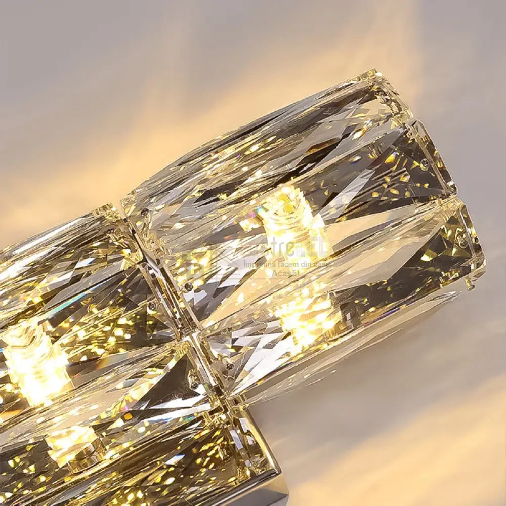 Aplica Led 40W Cristal Cilindru 40Cm Wall Light Fixtures