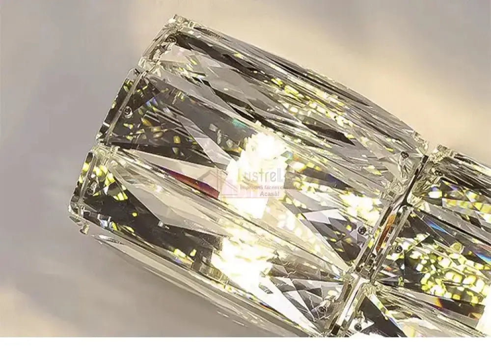 Aplica Led 40W Cristal Cilindru 40Cm Wall Light Fixtures