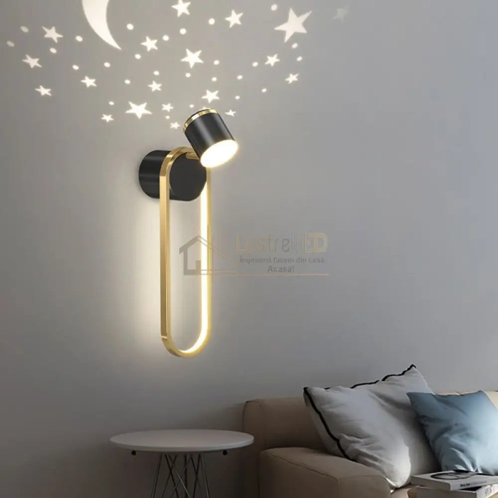 Aplica Led 40W New Design Proiectie Stelute 50Cm Wall Light Fixtures