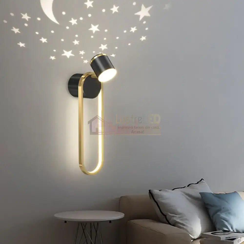 Aplica Led 40W New Design Proiectie Stelute 50Cm Wall Light Fixtures