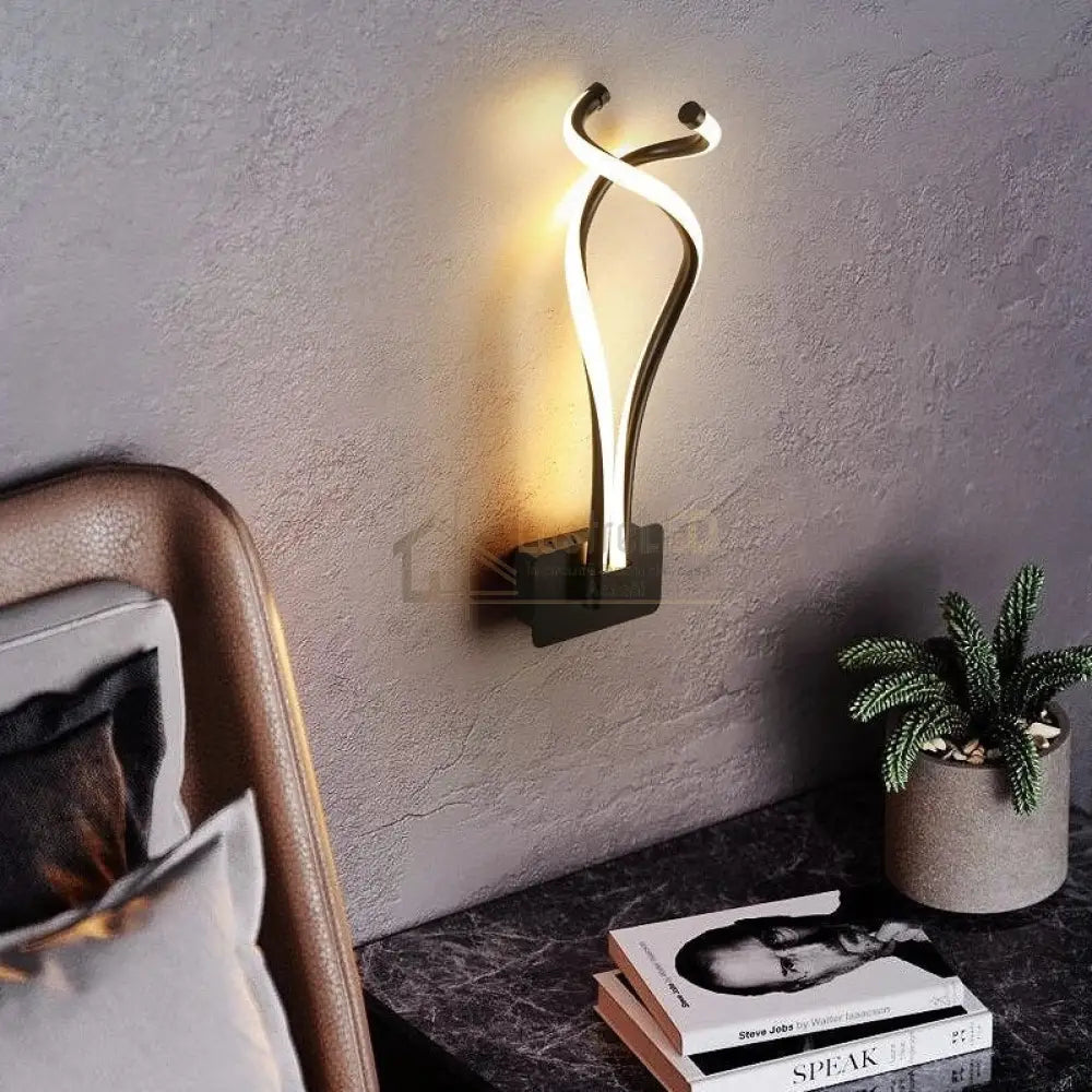 Aplica Led 40W Perete Queen Black Wall Light Fixtures