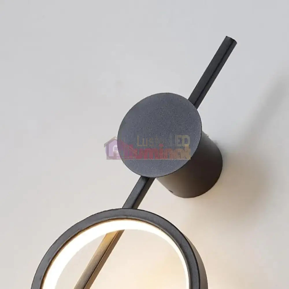 Aplica LED 40W TRIPLE ROUND BLACK 3 Functii lustreled.ro