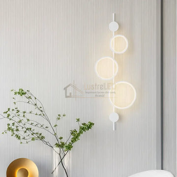 Aplica LED 40W TRIPLE ROUND WHITE 3 Functii