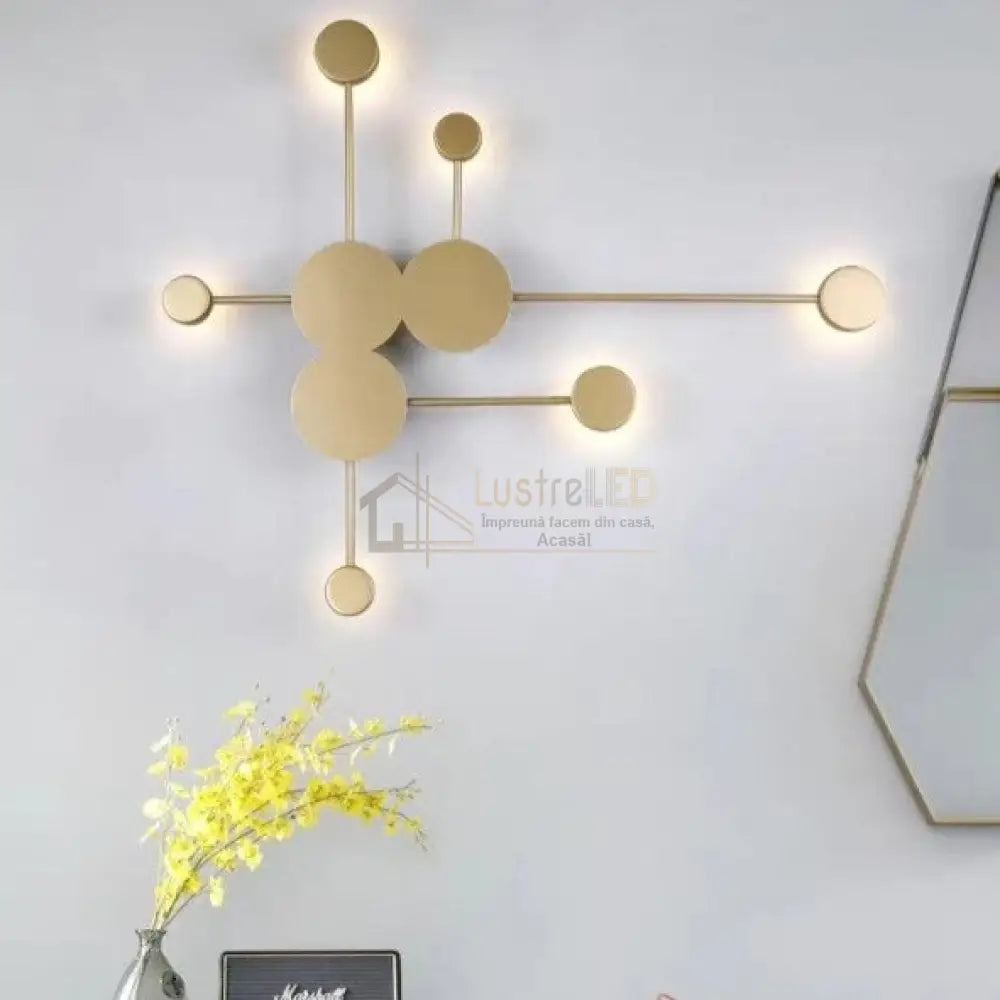 Aplica Led 45W Modern Style-6 Gold Ceiling Light Fixtures