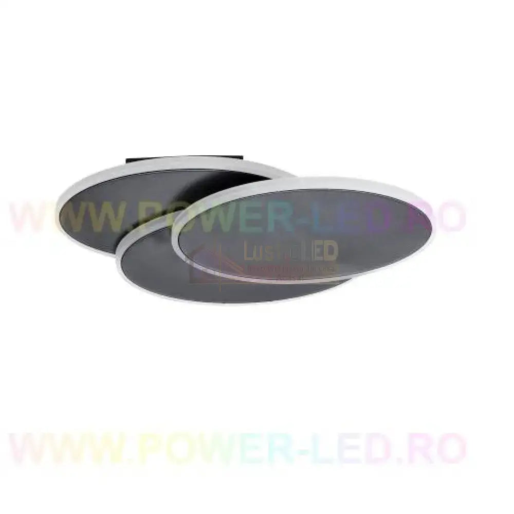Aplica Led 48W Loops Black Echivalent 200W Lighting Fixtures