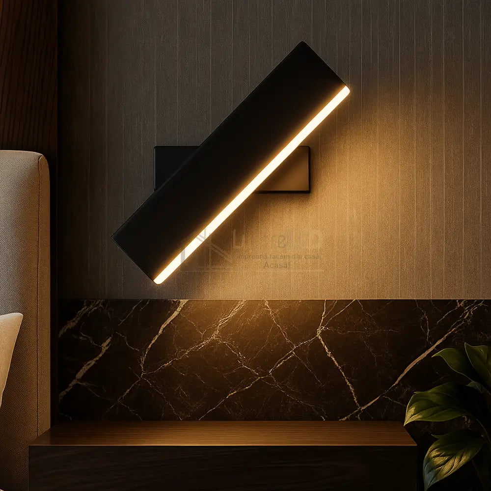 Aplica LED 4W Zuvy Neagra Echivalent 40W NEAGRA Wall Light Fixtures