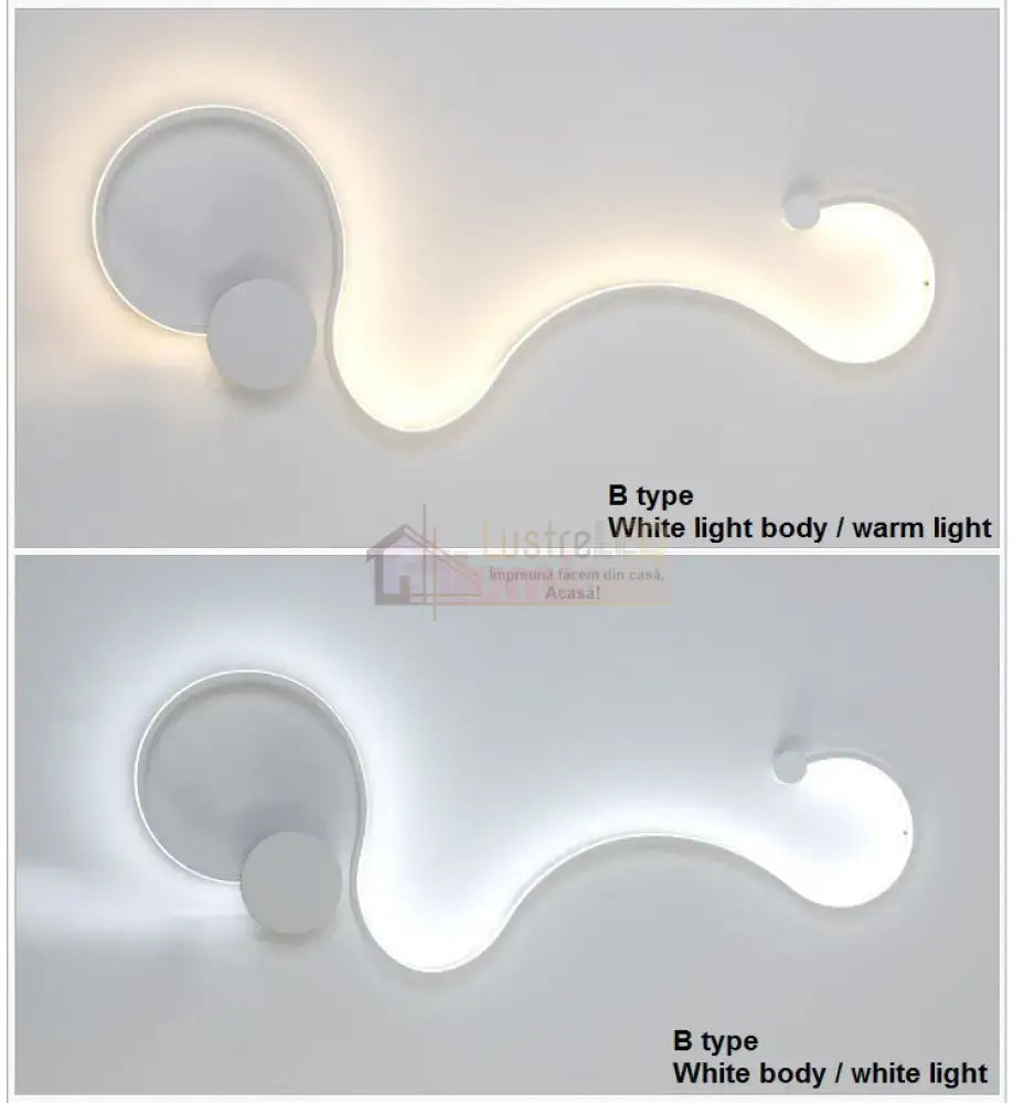 Aplica Led 60W 82Cm Gamora Alba Wall Light Fixtures