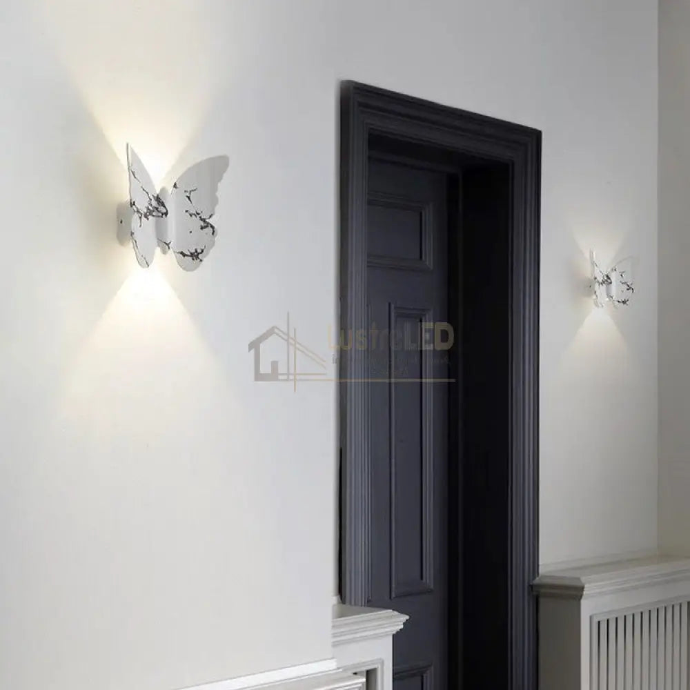 Aplica Led 6W Exterior Butterfly Alba C207Wh Lighting Fixtures