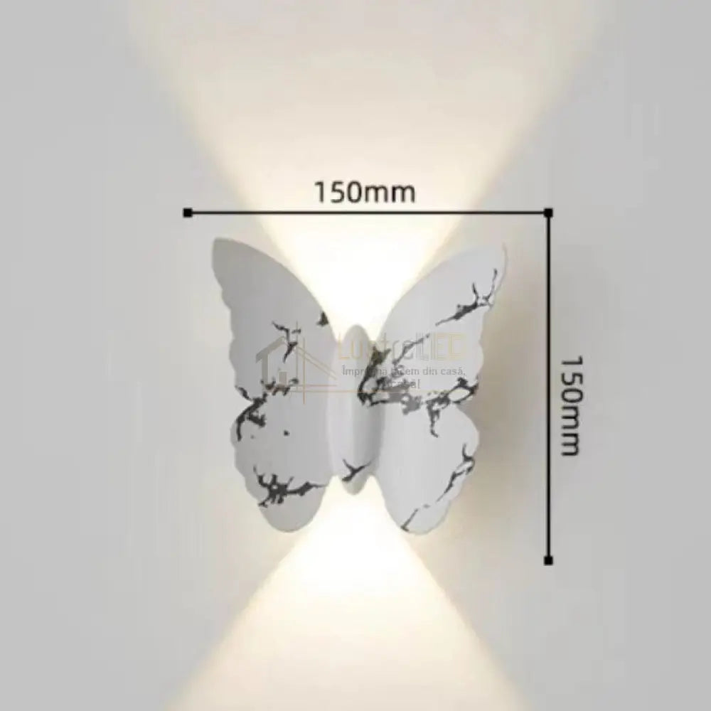 Aplica Led 6W Exterior Butterfly Alba C207Wh Lighting Fixtures