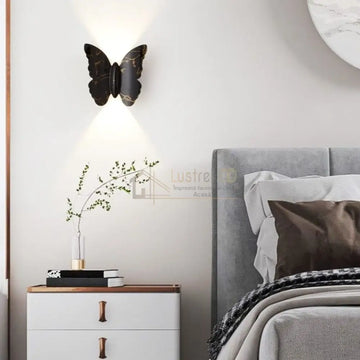 Aplica LED 6W Exterior BUTTERFLY Black C207BK