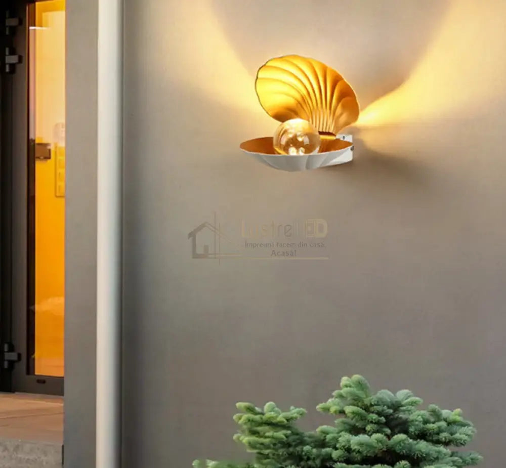 Aplica Led 6W Oyster Exterior Wall Light Fixtures