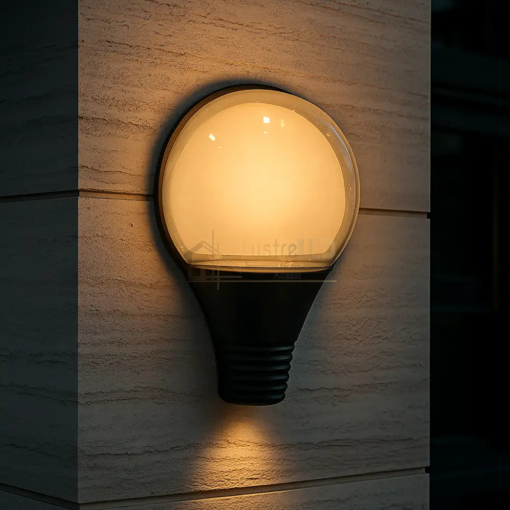 Aplica LED 6W QUVI Exterior Neagra Wall Light Fixtures