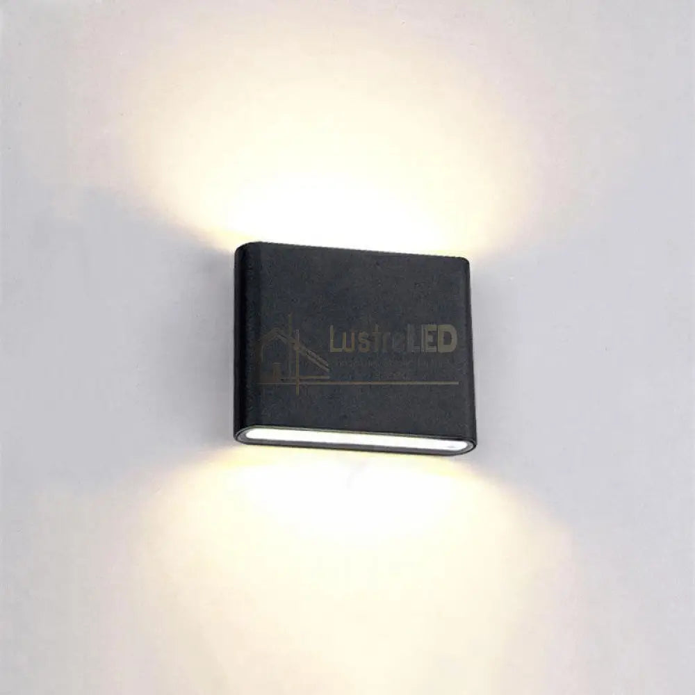 Aplica Led 6W Tania Exterior Neagra Wall Light Fixtures