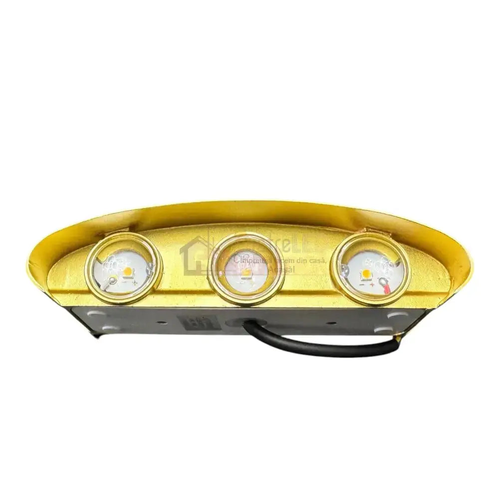 Aplica Led 6W Trio Exterior Gold Wall Light Fixtures
