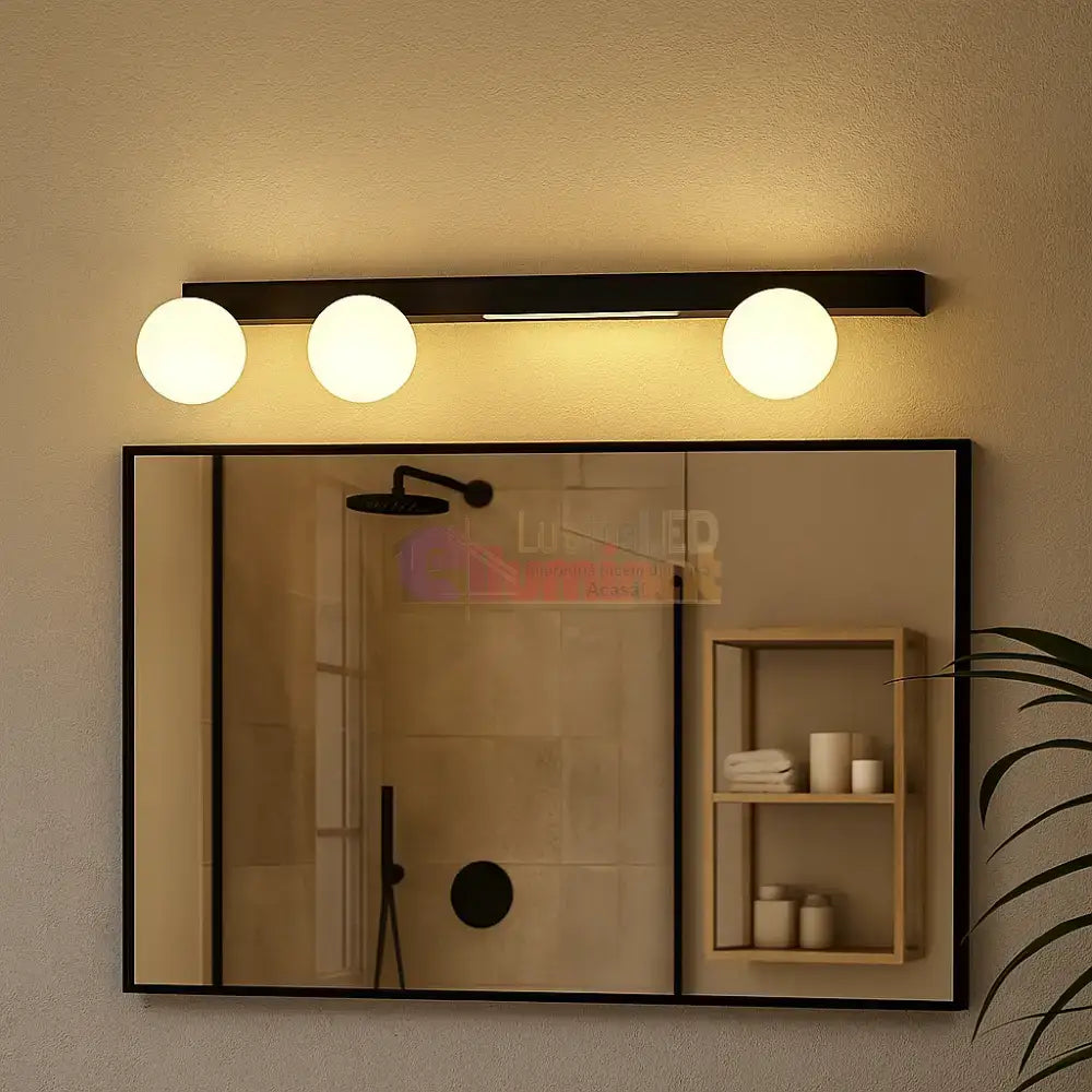 Aplica LED 70cm Neagra SUFITOWA lustreled.ro