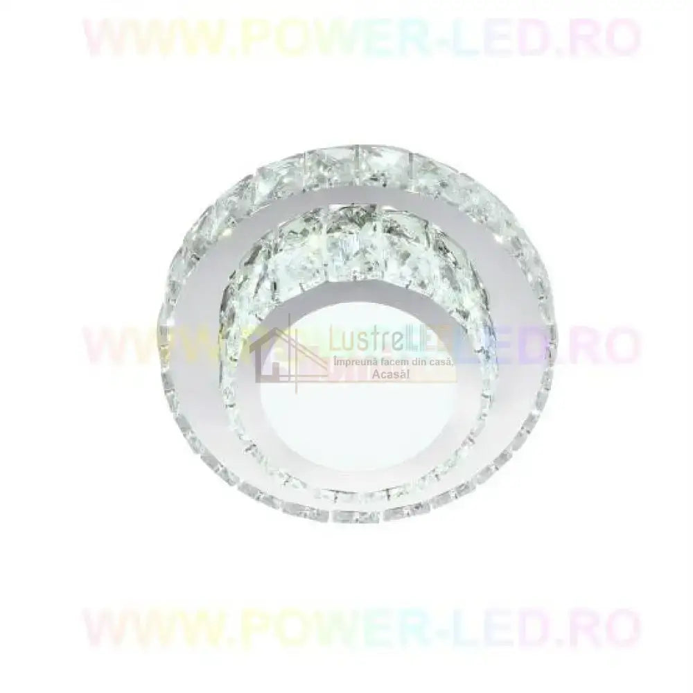 Aplica Led 72W Mat Rotunda Cristal Wall Light Fixtures