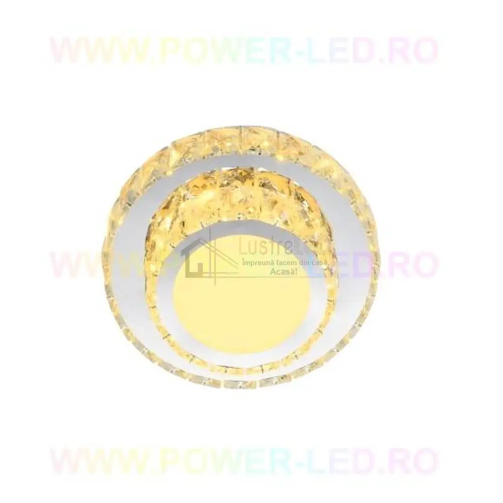 Aplica Led 72W Mat Rotunda Cristal Wall Light Fixtures