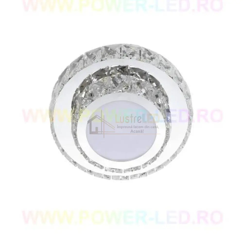 Aplica Led 72W Mat Rotunda Cristal Wall Light Fixtures