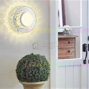 Aplica Led 72W Mat Rotunda Cristal Wall Light Fixtures