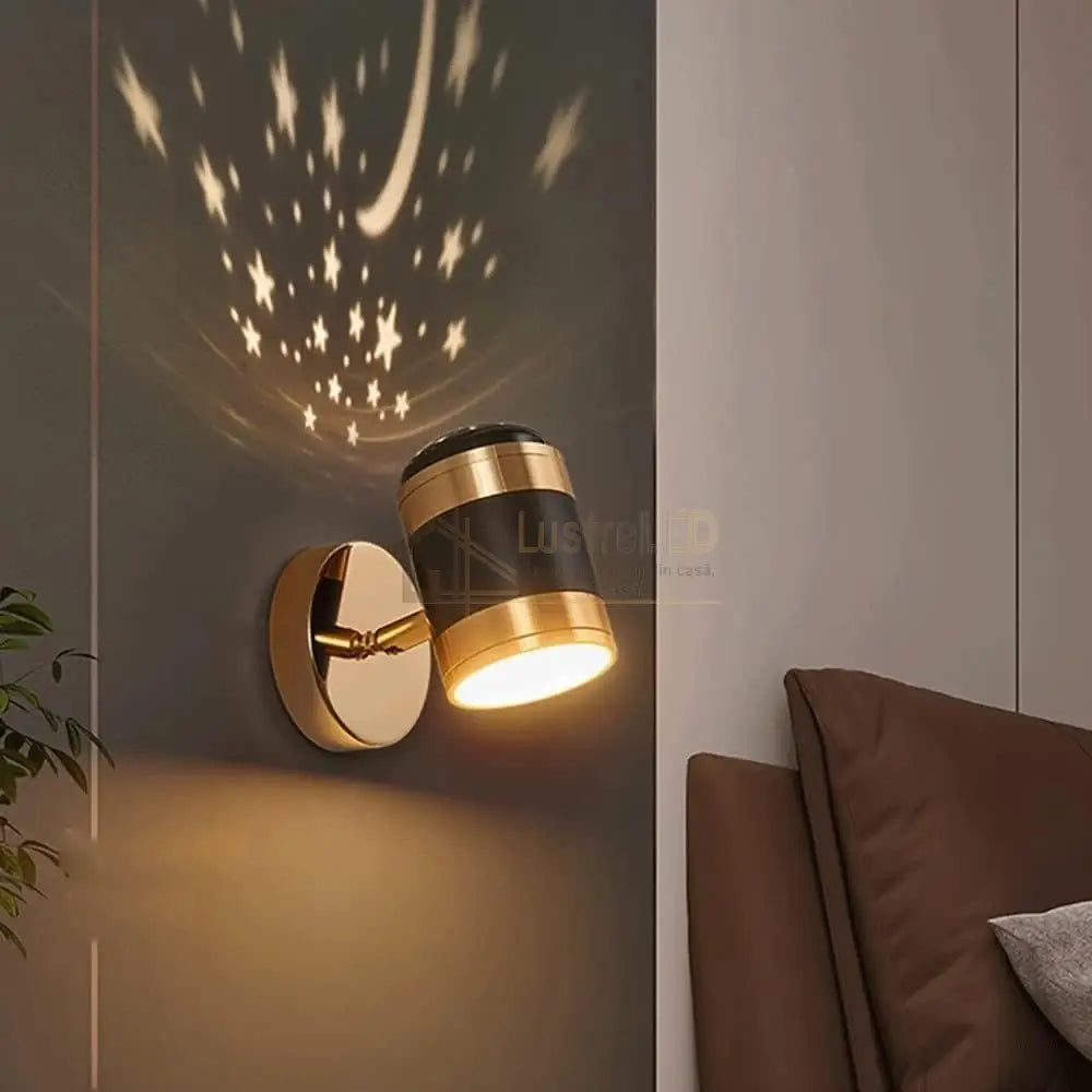 Aplica Led 7W Orientabila Proiectie Stelute 9213 Lighting Fixtures