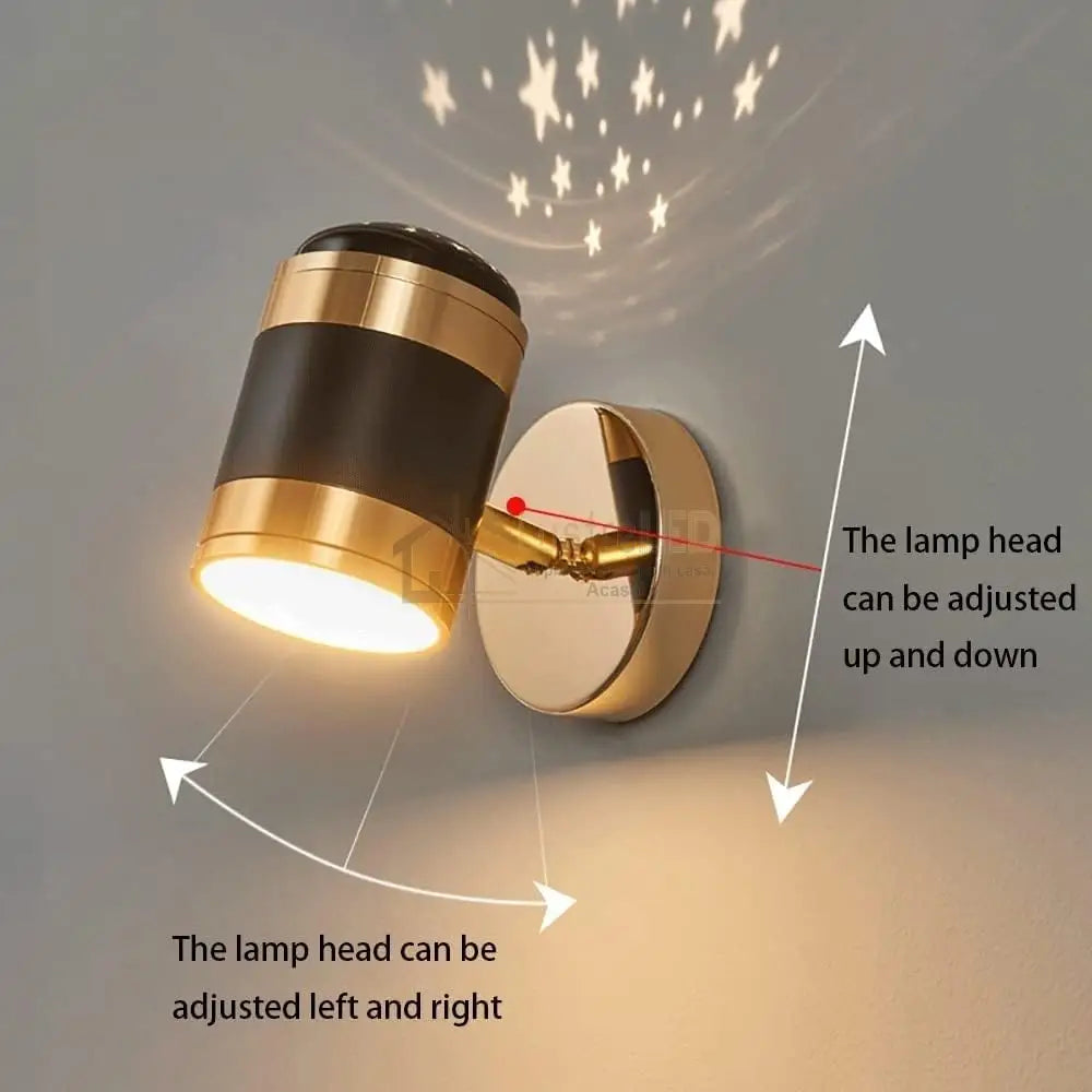 Aplica Led 7W Orientabila Proiectie Stelute 9213 Lighting Fixtures