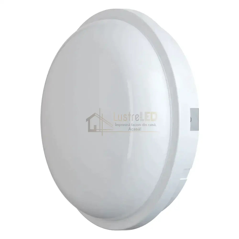 Aplica Led 8W Rotunda Bat Alba Exterior Ultra Subtire Echivalent 70W Wall Light Fixtures