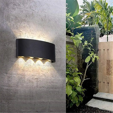 Aplica LED 8W TRIO Exterior Neagra