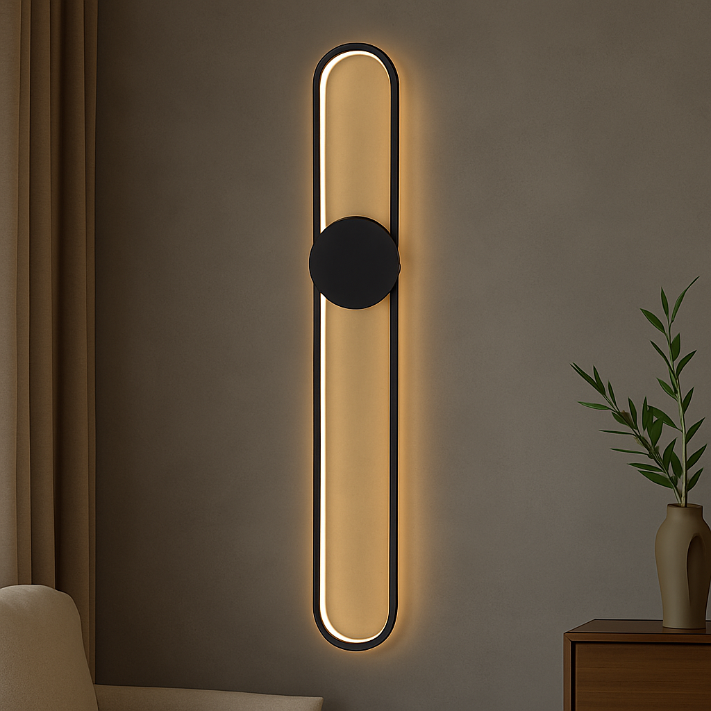 Aplica LED Oval Light 80W 90CM Echivalent 300W